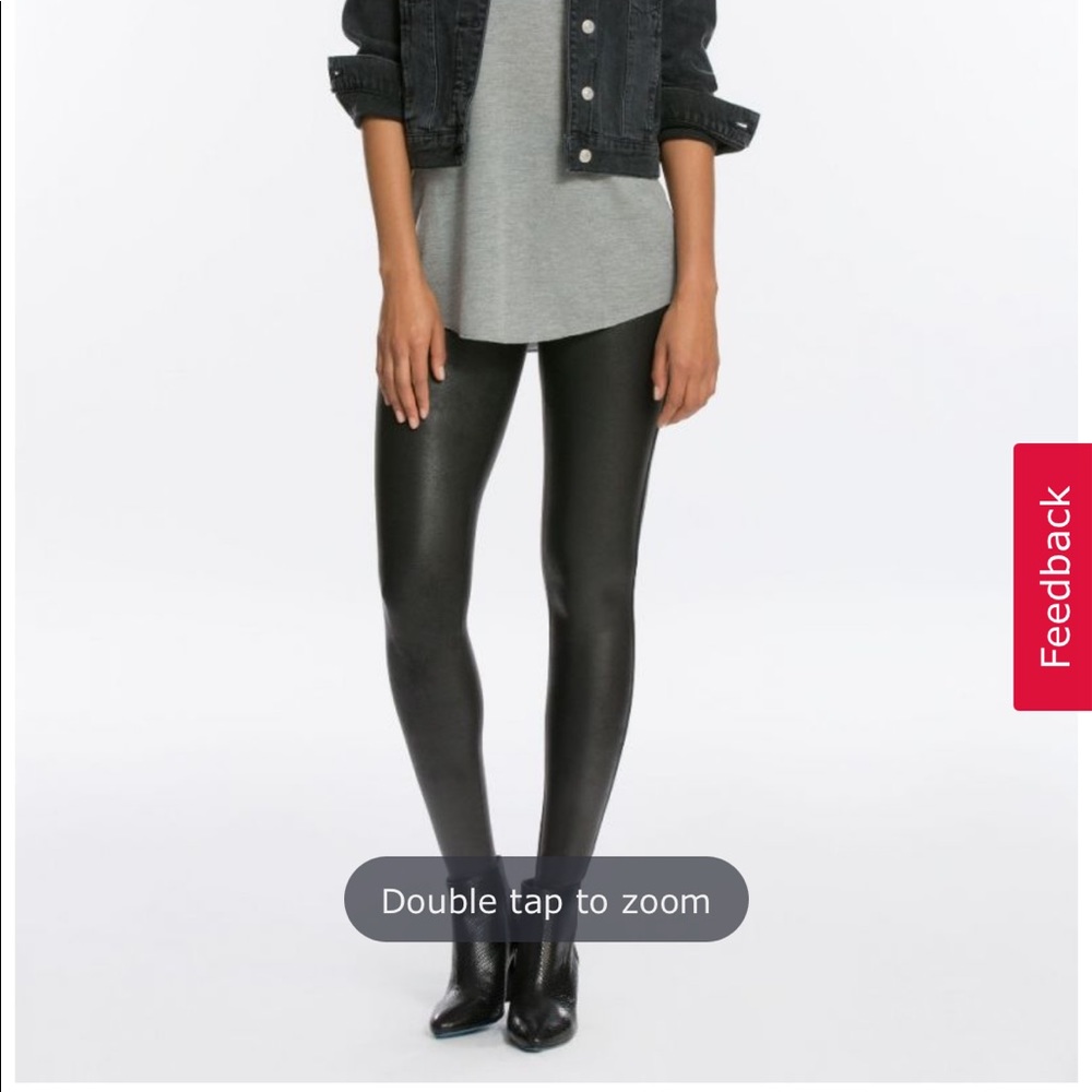 Spanx Faux Leather Leggings